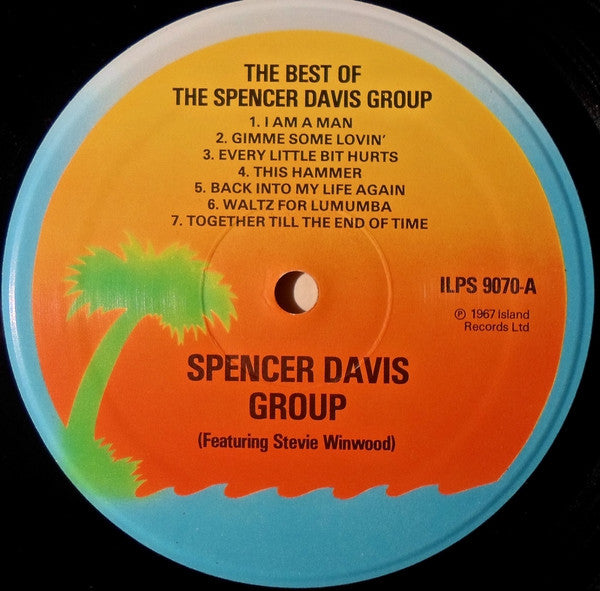 Image of Label Cover of LP - VG/VG+ - THE SPENCER DAVIS GROUP FEATURING STEVE WINWOOD, The Best Of The Spencer Davis Group Featuring Steve Winwood (Island Records; ILPS 9070, UK ), ,  - 1826228E