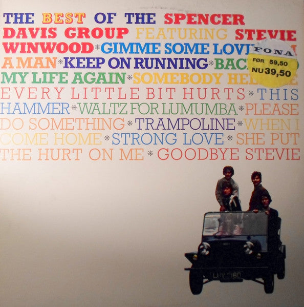 Image of Front Cover of LP - VG/VG+ - THE SPENCER DAVIS GROUP FEATURING STEVE WINWOOD, The Best Of The Spencer Davis Group Featuring Steve Winwood (Island Records; ILPS 9070, UK ), ,  - 1826228E