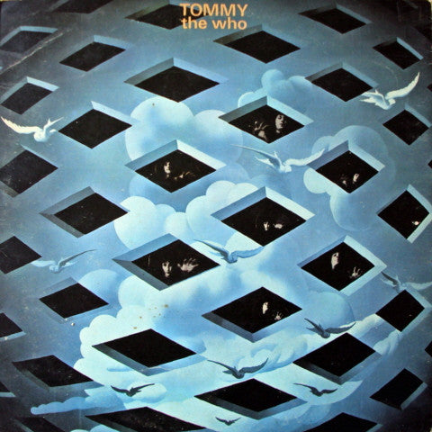 Image of Front Cover of 2xLP - VG+/EX - THE WHO, Tommy (Track Record Black Auto-Coupled Labels; 2657 002, UK 1970s Reissue, Triple Gatefold With Patent Pending Above Track Logo On Rear Sleeve, Unnumbered Limited Edition Booklet), Clean copy, Super glossy discs. ,  - 1816194C