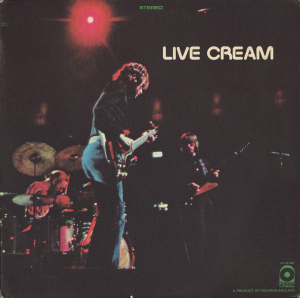 Image of Front Cover of LP - VG+/VG+ - CREAM, Live Cream (ATCO Records; SD 33-328, US 1970, Monarch Pressing), Small notch cut sleeve. ,  - 1816195C