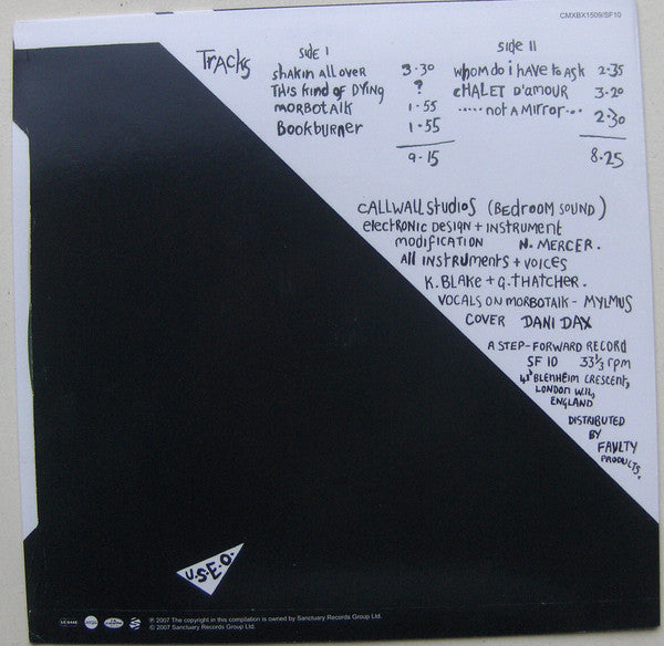 Image of Back Cover of 7" EP - VG+/VG+ - LEMON KITTENS, Spoonfed And Writhing (Step-Forward Records ; SF 10, UK 2009 Reissue, Picture Sleeve), ,  - 1826302E
