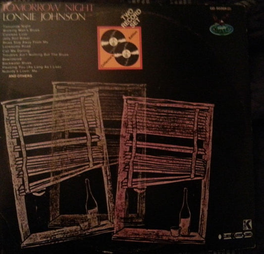 Image of Front Cover of 2xLP - VG/VG - LONNIE JOHNSON, Tomorrow Night (Gusto Records; GD 5039X(2), US 1978), ,  - 1816360C