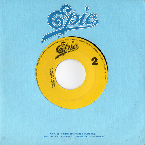 Image of Back Cover of 7" - /VG - THE STRANGLERS, Always The Sun (Epic ; ARIE 2584, Spain 1990, Promo, Plain Sleeve, Single Sided), Strong VG,  - 1826301E