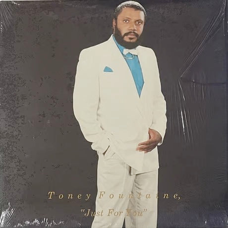 Image of Front Cover of LP - G/G+ - TONEY FOUNTAINE, Just For You (Fountain Records; 071925, US 1989), Surface tears and writing on front and back of sleeve. Disc has light marks only - plays well. WOL.,  - 1816458C