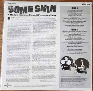 Image of Back Cover of LP - VG+/VG+ - VARIOUS, Some Skin: A Modern Harmonic Bongo & Percussion Party (Modern Harmonic; MH-8263, US 2023, Yellow Vinyl), ,  - 1846190S