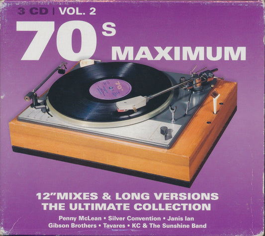 Image of Front Cover of 3xCD - VG+/EX - VARIOUS, 70s Maximum Vol. 2 (Disky; CB 904560, Europe 2007, Slipcase), ,  - 1836080E
