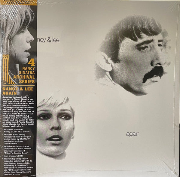 Image of Front Cover of LP - EX/EX - NANCY SINATRA & LEE HAZLEWOOD, Nancy & Lee Again (Light In The Attic; LITA199, US 2023 Reissue, Gatefold, Booklet, With Obi. Big Red Balloon Swirl Vinyl), Still in shrinkwrap.,  - 1816426C