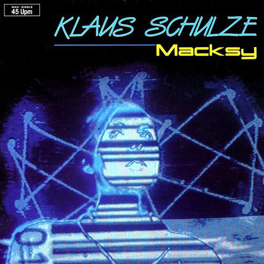 Image of Front Cover of 12" - VG/VG+ - KLAUS SCHULZE, Macksy (Brain; 881 812-1, Germany 1985, Picture Sleeve), Heavy edge wear.,  - 1816488C