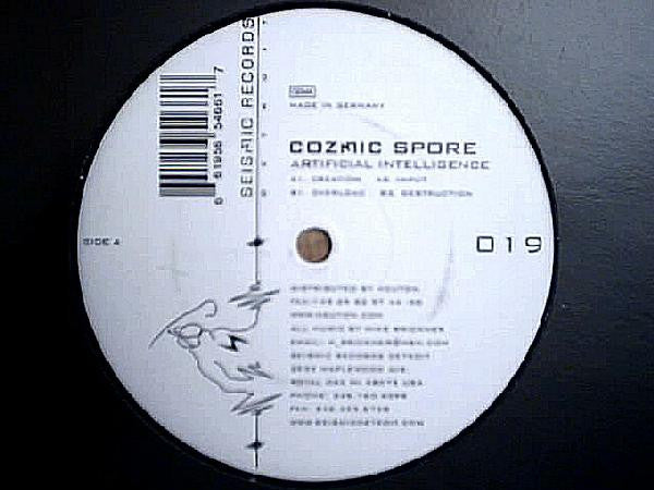 Image of Front Cover of 12" - /VG - COZMIC SPORE, Artificial Intelligence (Seismic Records Detroit; SEISMIC019, US 2004), Light Marks only., A1		CreationA2		InputB1		OverloadB2		Destruction - 2946071S