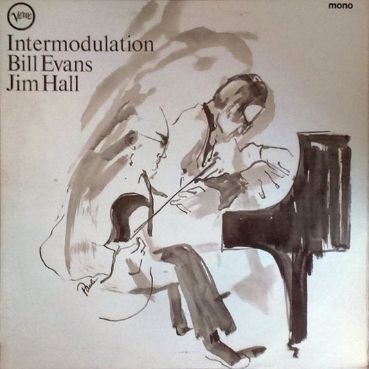 Image of Front Cover of LP - VG/VG - BILL EVANS, JIM HALL, Intermodulation (Verve Records; VLP 9145, UK 1966, Laminated Flipback Sleeve), Strong VG,  - 1826186E