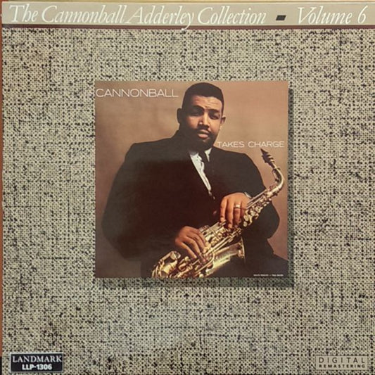 Image of Front Cover of LP - VG/VG - CANNONBALL ADDERLEY QUARTET, Cannonball Takes Charge (Landmark Records; LLP-1306, Switzerland 1987), Pen ticks on rear sleeve from previous customer. ,  - 1826331E