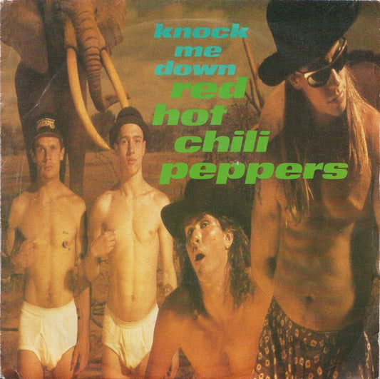Image of Front Cover of 7" - VG/VG - RED HOT CHILI PEPPERS, Knock Me Down / Show Me Your Soul (EMI USA; US 2431, Australasia 1990 Reissue, Picture Sleeve), Strong VG,  - 1816507C