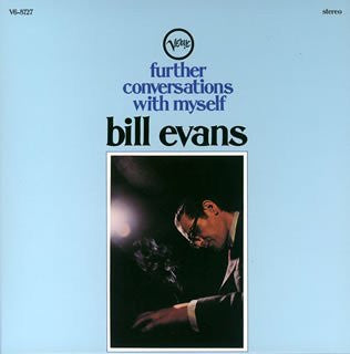 Image of Front Cover of LP - VG/VG+ - BILL EVANS, Further Conversations With Myself (Verve Records; SVLP 9198, UK 1967, Laminated Flipback Sleeve), Worn Spine,  - 1826200E