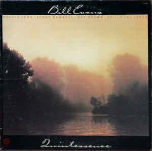 Image of Front Cover of LP - G+/VG - BILL EVANS, Quintessence (Fantasy; F-9529, US 1977), Strong VG, Sticker Damage and Delamination,  - 1826377E