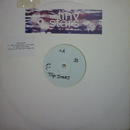 Image of Front Cover of 12" - /VG - TINY STARS, This Is Future Nature EP (Tiny Stars Recordings; TS 001, UK 1996, White Label, Stickered Plain Sleeve), ,  - 1826401E