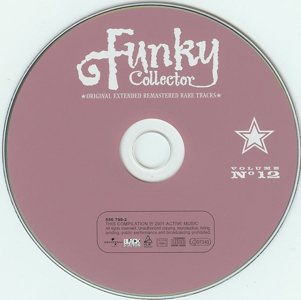 Image of Label Cover of CD - VG+/VG+ - VARIOUS, Funky Collector - Volume N 12 (Airplay Records; 556 798-2, France 2001, Digipak, Insert), Nice copy showing minimal sign of use.,  - 1816641C