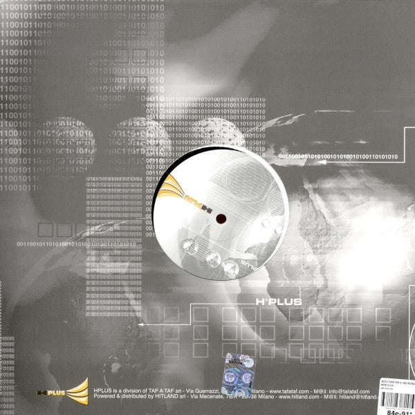 Image of Back Cover of 12" - VG/G+ - ALEX FAIN PRESENTS MICROMAN, Micro EP (H*Plus; HPLUS 026, Italy 2005, Company Sleeve), ,  - 1826437E