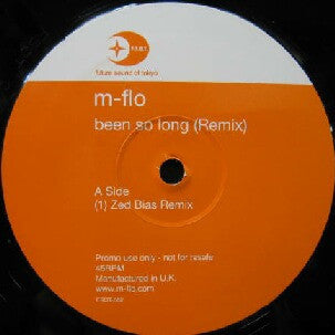 Image of Front Cover of 12" - /VG - M-FLO, Been So Long (Zed Bias Remix) / Planet Shining (Toshihiko Mori Garage Mix) (Future Sound Of Tokyo; FSOT-002, UK 2000, Promo), Light scuffs and storage marks., A		Been So Long (Zed Bias Remix)B1		Planet Shining (Toshihiko Mori Garage Mix)B2		Been So Long (Zed Bias Dub) - 1816589C
