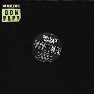 Image of Front Cover of 12" - VG+/VG+ - DON PAPA, Gold 2000 (Sex Tags Mania ; MANIA 12, Norway 2012, Stickered Plain Sleeve), stickered sleeve,  - 1846368S