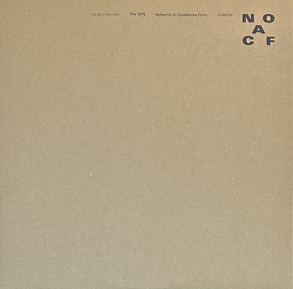Image of Front Cover of 2xLP - VG+/VG+ - THE 1975, Notes On A Conditional Form (Dirty Hit; DH00753, USA & Europe 2020, Gatefold, 2 Inners, Clear Vinyl), ,  - 1816654C