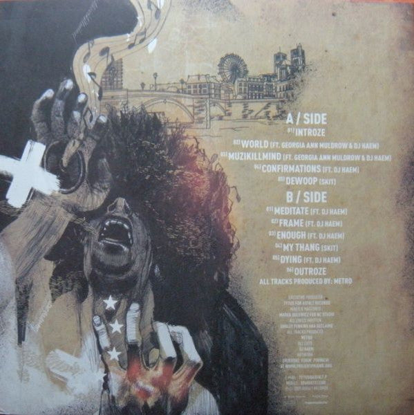 Image of Back Cover of 12" - VG+/VG+ - DECLAIME, Muzikillmind (Asfalt Records; AR-W78, Poland 2009), Strong VG+,  - 1846374S