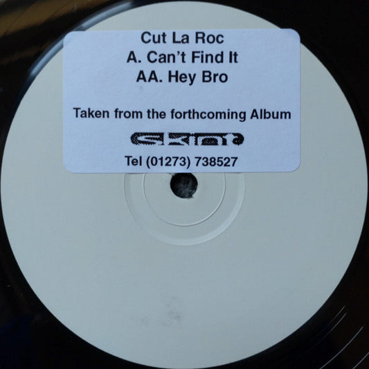 Image of Front Cover of 12" - /VG - CUT LA ROC, Can't Find It (Skint; CUT LA ROC 2, UK 1999), , A1		Can't Find ItAA1		Hey Bro - 1916006C