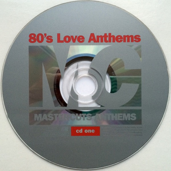Image of Label Cover of CD - M/M - VARIOUS, 80's Love Anthems - Mastercuts Anthems (Mastercuts; ANTCUTSCD02, UK 2000, Double Digipak), SEALED,  - 1916041C