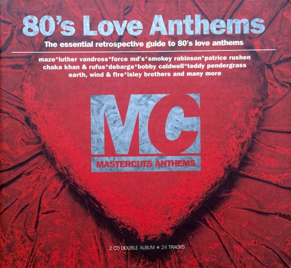 Image of Front Cover of CD - M/M - VARIOUS, 80's Love Anthems - Mastercuts Anthems (Mastercuts; ANTCUTSCD02, UK 2000, Double Digipak), SEALED,  - 1916041C