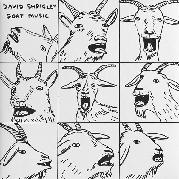 Image of Front Cover of LP - VG+/VG - DAVID SHRIGLEY, Goat Music (Deste Foundation; ISBN 978-618-5039-33-2, Europe 2019, Gatefold, Booklet, Picture Disc), Fainr hairlines on disc., Edition of 1.000 copies issued in gatefold sleeves. Comes with 16 page artist's book. This vinyl record was produced to document 'Laughterhouse', a film project by David Shrigley for the Deste Foundation Slaughterhouse Project Space on Hydra, Greece. - 1916011C