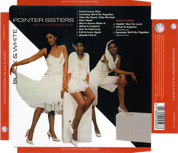 Image of Back Cover of CD - M/M - POINTER SISTERS, Black & White (Big Break Records; CDBBRX0150, UK 2013 Reissue, Super Jewel case), SEALED,  - 1916054C