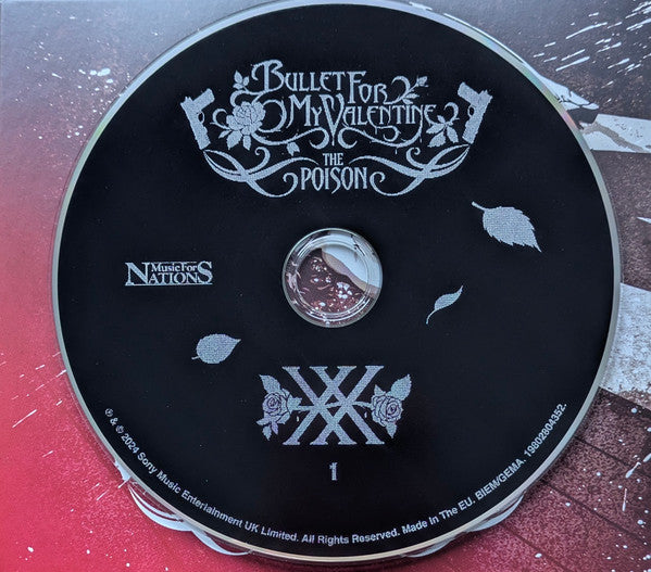 Image of Back Cover of 2xCD - VG+/VG+ - BULLET FOR MY VALENTINE, The Poison (20th Anniversary Edition) (Music For Nations; 19802804352, UK & Europe 2024), SEALED,  - 1916061C