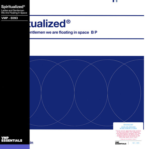Image of Front Cover of 2xLP - EX/EX - SPIRITUALIZED, Ladies And Gentlemen We Are Floating In Space (Fat Possum / Vinyl Me, Please; FP1753-3, US 2020 Reissue, Pasteback Gatefold, 2 Inners & Insert, Print, 180 Gram Blue (Deep Space) Vinyl, with Obi), ,  - 2426029E
