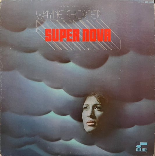 Image of Front Cover of LP - G+/VG+ - WAYNE SHORTER, Super Nova (Blue Note; BST 84332, US 1977 Reissue, Pasteback Sleeve, Company Inner, Soild Blue Labels with White Logo), Partial split at top of cover. Only very light marks on disc.,  - 1946081S