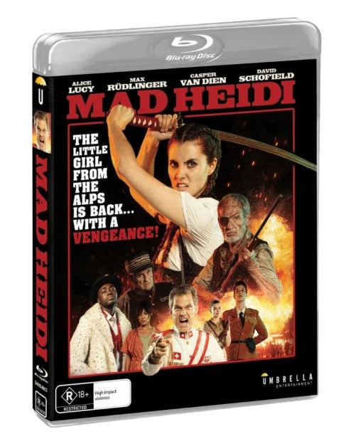 Image of Front Cover of Blu-Ray - VG+/VG+ - JOHANNES HARTMANN, Mad Heidi (Umbrella Entertainment ; , Australia , Region B), ,  - 1936014E