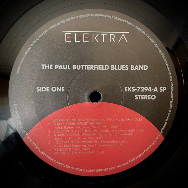 Image of Label Cover of LP - VG/VG+ - THE PAUL BUTTERFIELD BLUES BAND, The Paul Butterfield Blues Band (Elektra; EKS 7294, Spain 2021 Reissue), ,  - 1916068C