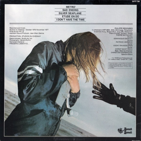 Image of Back Cover of LP - VG/VG+ - HYDRAVION, Hydravion (Sonet ; SNTF 766, UK 1978), Edge and Ring Wear,  - 1946086S