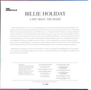 Image of Back Cover of LP - VG+/VG+ - BILLIE HOLIDAY, Lady Sings The Blues (Verve / Vinyl Me, Please; B0032667-01, US 2020 Reissue, Pasteback Sleeve, Booklet, Print, 180 Gram Light Blue Vinyl, with Obi), ,  - 1946065S