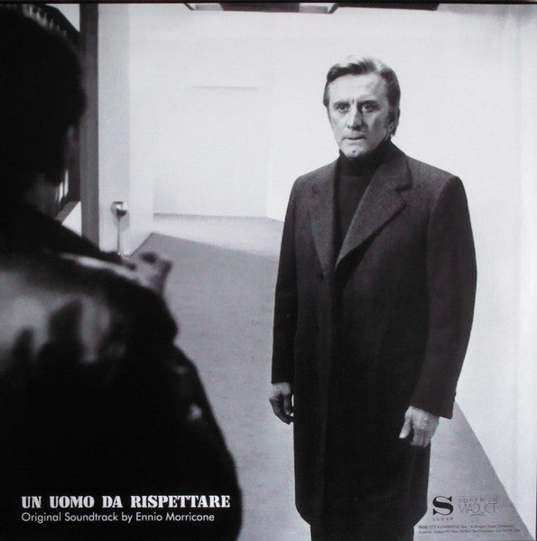 Image of Back Cover of LP - VG+/EX - ENNIO MORRICONE, Un Uomo Da Rispettare (Superior Viaduct ; SV047, US 2017 Reissue, Inner), Slight Damage To Sleeve Opening,  - 1826514E