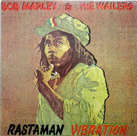 Image of Front Cover of LP - VG/VG - BOB MARLEY & THE WAILERS, Rastaman Vibration (Island Records; ILPS 9383, Brazil 1976), Light marks only, light wear on sleeve. Rare Brasil press!,  - 1916117C
