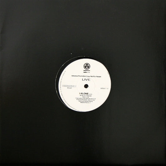 Image of Front Cover of LP - /VG - LIVE, I Alone (Radioactive; WRAXT 13, UK 1994, Promo, Plain Sleeve), ,  - 1926092E