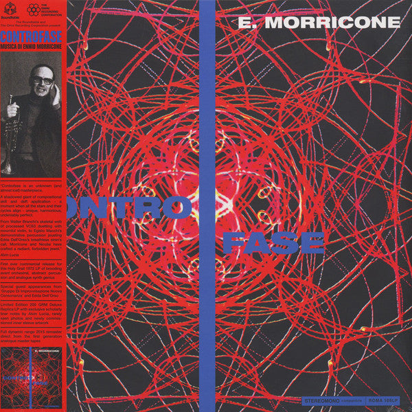 Image of Front Cover of LP - EX/EX - ENNIO MORRICONE, Controfase (The Omni Recording Corporation ; ROMA 105 LP, Australia 2015 Reissue, Inner, 200 Gram Vinyl, With Obi), Still In Opened Shrinkwrap,  - 1826499E