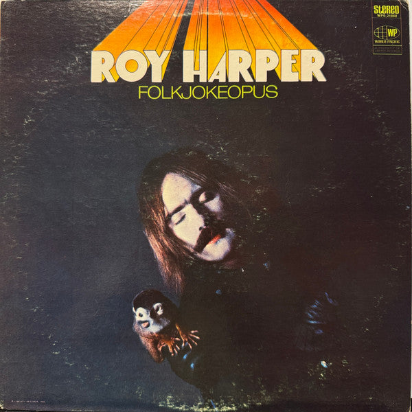 Image of Front Cover of LP - VG/VG - ROY HARPER, Folkjokeopus (World Pacific Records; WPS-21888, US 1969, Pasteback Sleeve), Strong VG Throughout,  - 1916083C