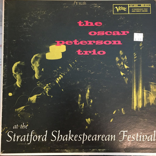 Image of Front Cover of LP - VG/VG - THE OSCAR PETERSON TRIO, At The Stratford Shakespearean Festival (Verve Records; MGV-8024, US ), ,  - 1926105E