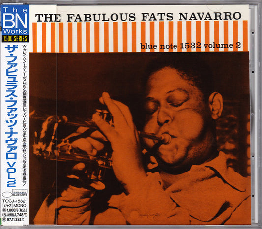 Image of Front Cover of CD - VG+/G+ - FATS NAVARRO, The Fabulous Fats Navarro Volume 2 (Blue Note; TOCJ-1532, Japan 1995 Reissue), No Obi,  - 1916167C