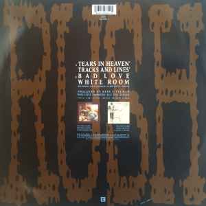 Image of Back Cover of 12" - VG/G+ - ERIC CLAPTON, Tears In Heaven (Soundtrack From The Film "Rush") (Reprise Records; W0081(T), UK 1992, Picture Sleeve), Storage marks and scuffs.,  - 1916140C