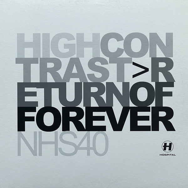 Image of Front Cover of 12" - VG/VG+ - HIGH CONTRAST, Return Of Forever (Hospital Records; NHS40, UK 2002, Picture Sleeve), ,  - 1926077E
