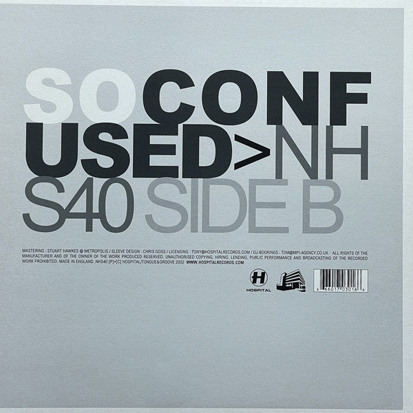 Image of Back Cover of 12" - VG/VG+ - HIGH CONTRAST, Return Of Forever (Hospital Records; NHS40, UK 2002, Picture Sleeve), ,  - 1926077E
