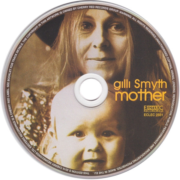 Image of Label Cover of CD - VG+/VG+ - GILLI SMYTH, Mother (Esoteric Recordings; ECLEC 2551, UK 2016 Reissue, Jewel Case, Booklet), Some very faint marks on disc.,  - 1916215C