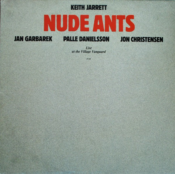 Image of Front Cover of 2xLP - VG/VG - KEITH JARRETT, Nude Ants (Live At The Village Vanguard) (ECM Records; ECM 1171/72, Germany 1980, Gatefold), Discs have only a couple of light marks. Corner wear to sleeve.,  - 1916234C