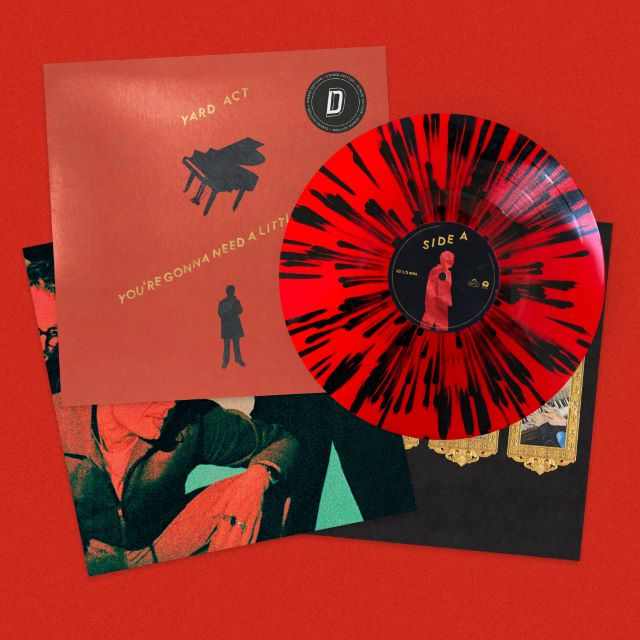Image of Front Cover of LP - NEW/NEW - YARD ACT, You're Gonna Need A Little Music - Dinked Edition (Island Records; 5759056, UK 2026, Red with black splatter vinyl, Alternative sleeve artwork, Machine-numbered edition, Limited pressing of 1,500, EXCLUSIVE to Dinked Edition, Dinked Number: 412), ,  - 2936002E